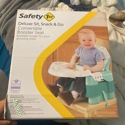 new convertible booster seat, snack & go 