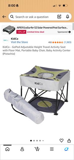 Kidco GoPod portable activity seat