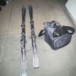 volki 380 energy skis and salomon boots