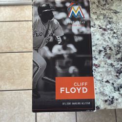 Cliff Floyd 2001 Marlins All-Star Bobblehead – MLB Match-Up(Original Box)