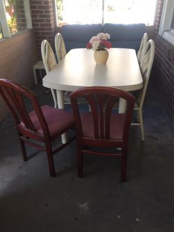 Table and seat