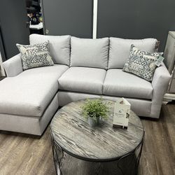 90” Reversible Chaise Sectional On Sale Now 