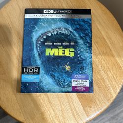 The Meg 4K Ultra HD Blu Rey (New)