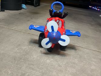 Spider-Man Toddler Ride-On Airplane Toy