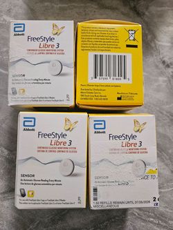 4 box of brand new Libre sinsors