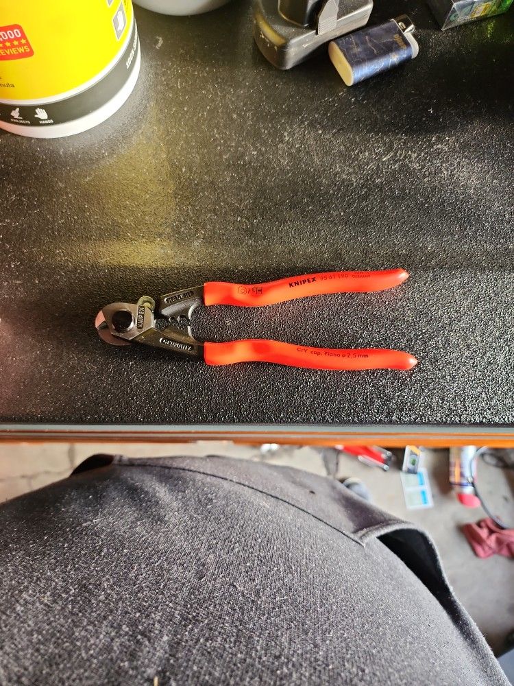 Knipex Tools 95 61 190 SBA Wire Rope Cutters, 7-1/2 inches