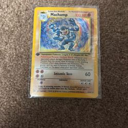 1st Edition Machamp 1999 