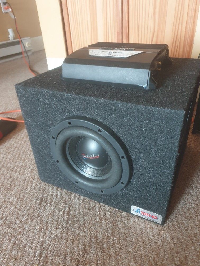 American Bass Xd-844 With Sealed Box Coverted To Ported