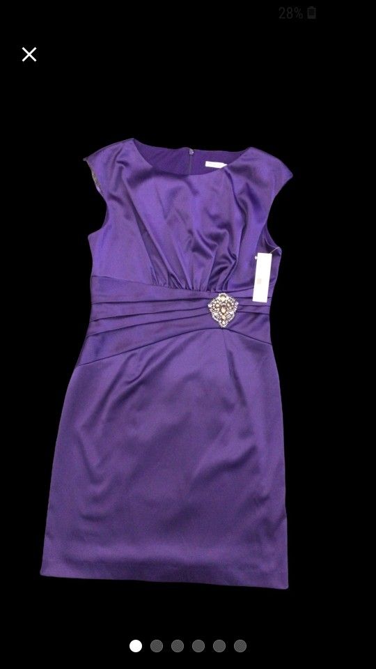 sachin and babi light blue dress Eliza J Cocktail Dress Size 12 NWT Purple