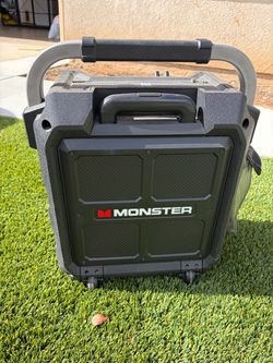 Free monster portable speaker.