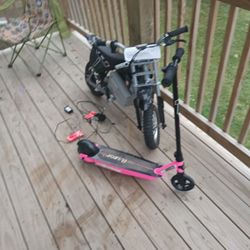 MX350 And E90 Electric Bike And Scooter Works Perfectly Fine Bought It Walmart One Week Ago