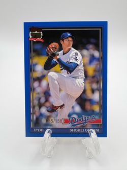 2026 Topps - 1991 Topps Baseball Shohei Ohtani #T91-100 Blue /150 (C)