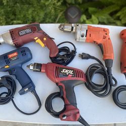 Selling Several Corded Power Drills See Below For Prices 
