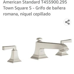 New in the box American standard town Square s deck mounted roman tub filler 