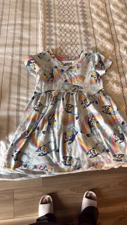 Bluey Toddler Girls Dress 4t