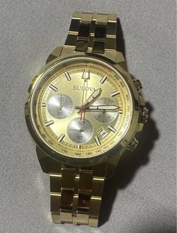 Bulova Chronograph Gold-Tone Men's Watch