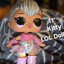 11'Inch Big Baby Lol DOLL "Kitty"