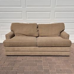 Large Gold/Sand Couch - Can Deliver!