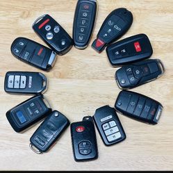 Need A Car Key Or A Remote ? We Make Keys For All Years And Car Models. Llaves Y Controles Para Carros.