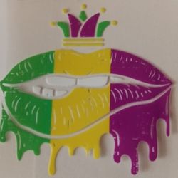 Colorful Drip DTF Transfer 