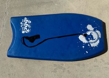 Body board with leash 41” long like new