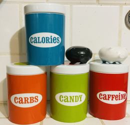 Jonathan Adler Happy Chic Mod Dot Canister 