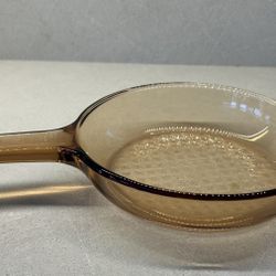 Visions Corning France 7.25 Inch Amber Skillet