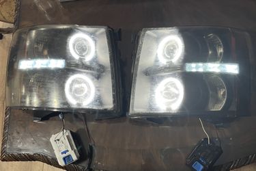 2007-13 Silverado halo Headlights