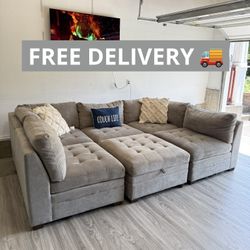 Modular Costco Sectional Couch - FREE DELIVERY 🚚