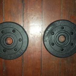 2.5 Lb Weight plates  / 2.5 Libras Pesas de Platillo # Dumbbells #Pesas
