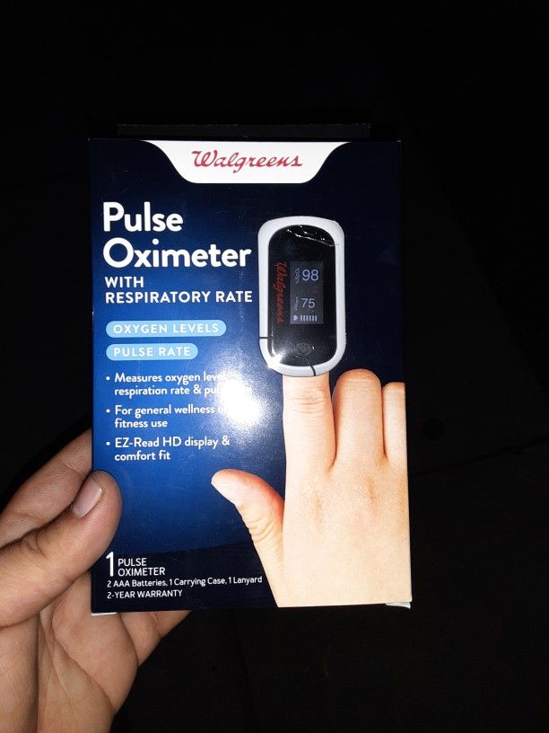 Pulse Oximeter With Respiratory Rate