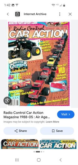 R/C car truck vintage magazines