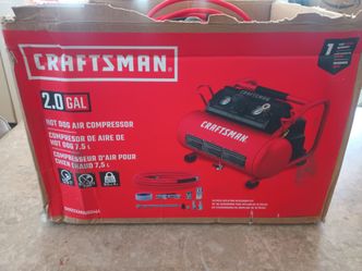 Craftsman oil free 2 gal  air compressor 125psi