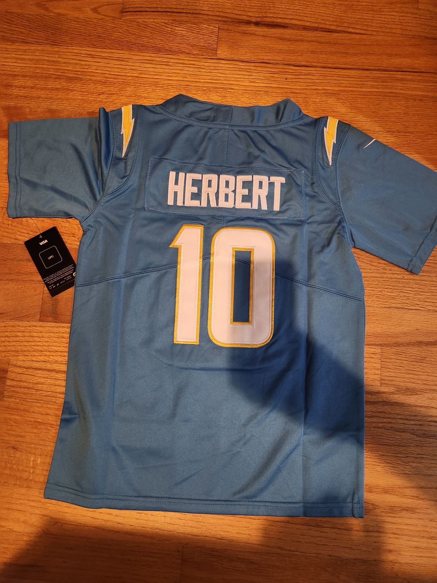 NFL Los Angeles Lightning Chargers football uniform No.10 Justin Herbert jersey sportswear man
