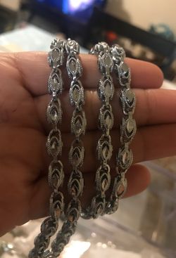 Silver plated 26” long