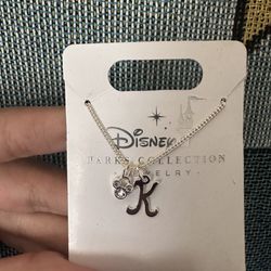 Disney Initial Necklace K