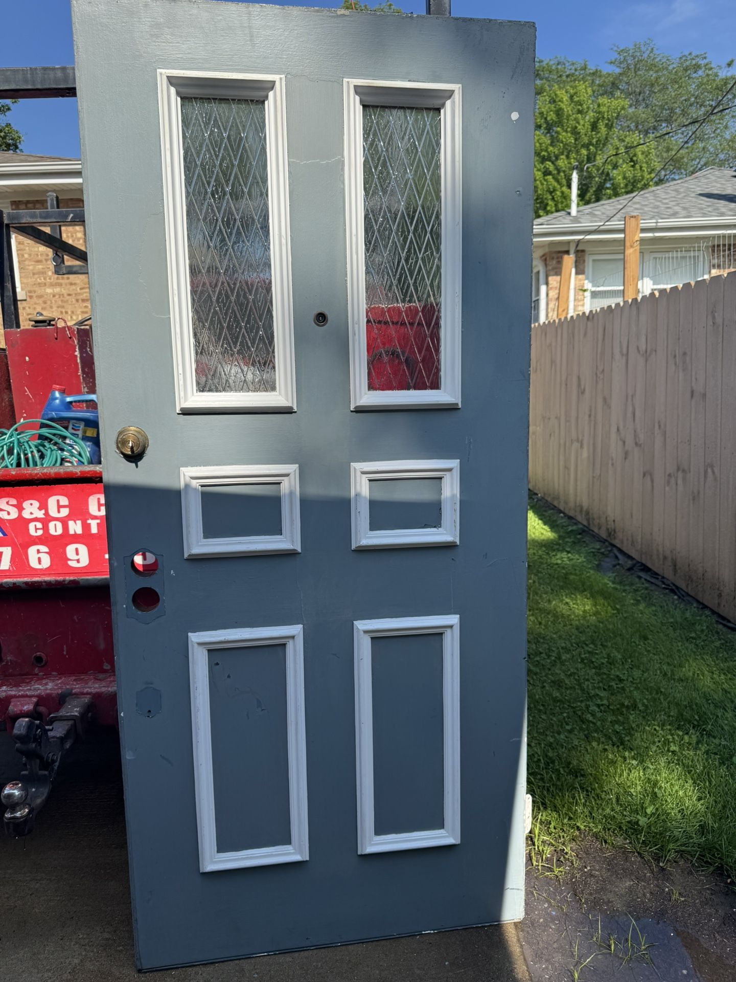 Metal Insulation Heavy Duty Door Size 79.1 X 35.7 In