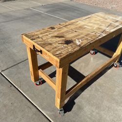 Work Bench On Wheels