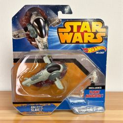 Star Wars Hot Wheels Boba Fetts Slave I Starship Die-Cast Model Collectible