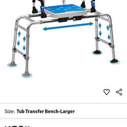 SlidingTransfer Bench for Bath Tub with Arms