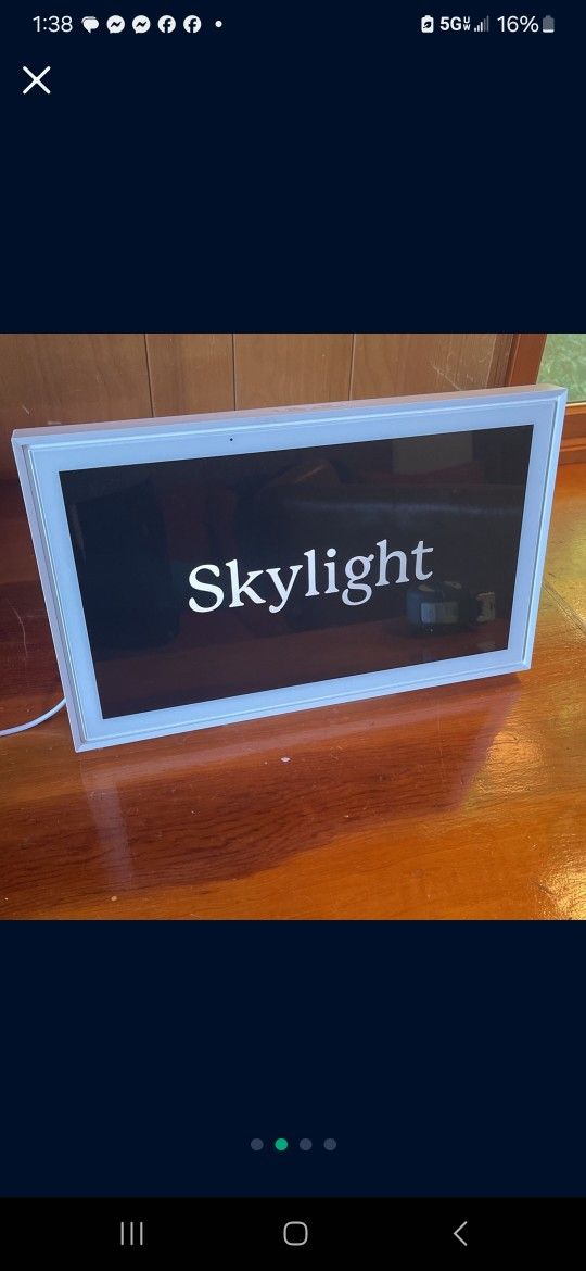 15.6 Inch Skylight Calendar,Chore Chart And Picture Frame