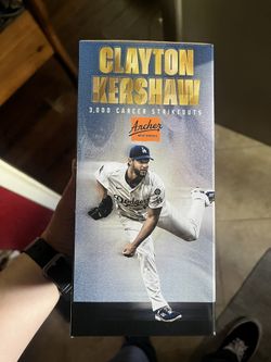 Clayton Kershaw 3,000 Strikeout Bobble head