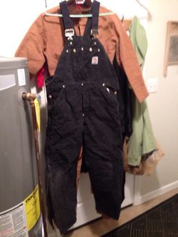 Carhartt bibs "medium"