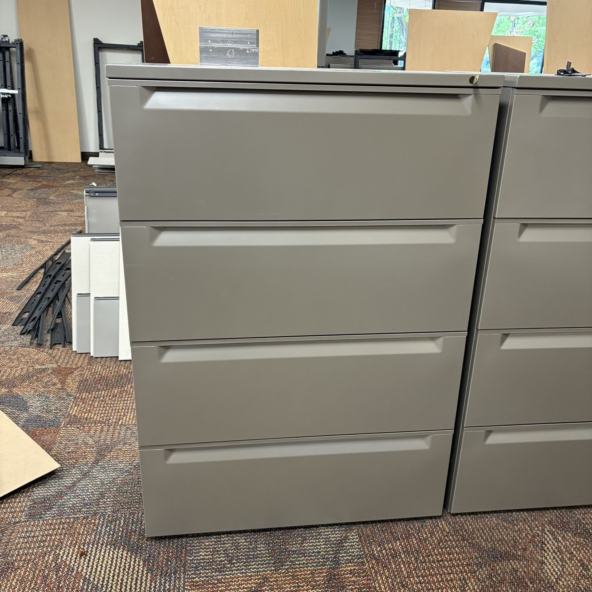 🔥 Herman Miller 4-Drawer Lateral Filing Cabinets (Like New)– Only $200 Each! 🔥