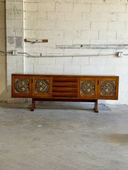Vintage Danish Rosewood Credenza by Poul H. Poulsen for Gangsø Møbler, Ox Art Tiles