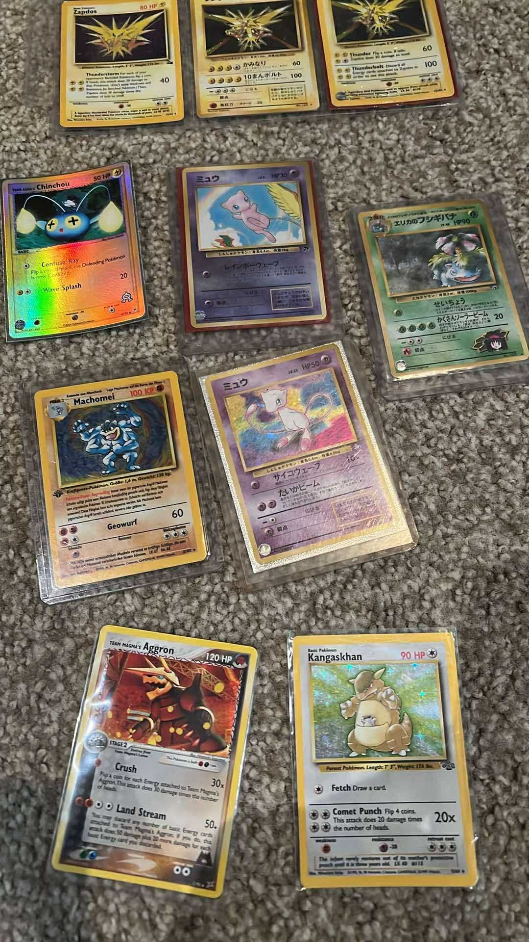 Retro Pokemon Cards