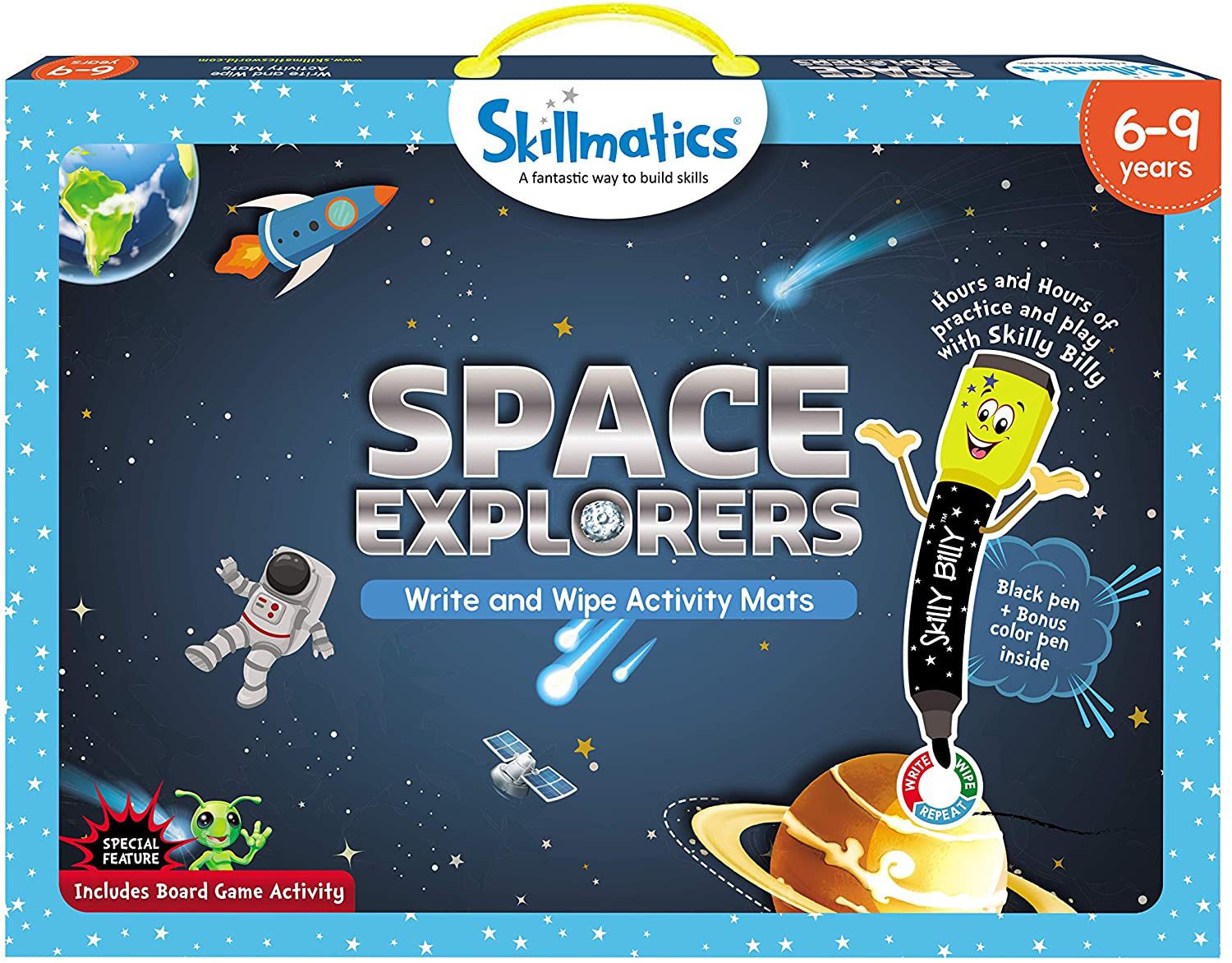 Skillmatics Educational Game Space Explorers Learning Activity Mats Erasable NEW