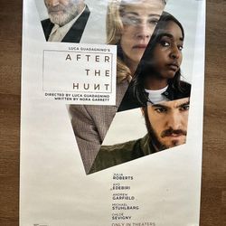 After The Hunt original DS movie poster 27x40 2025 Julia Roberts , Garfield