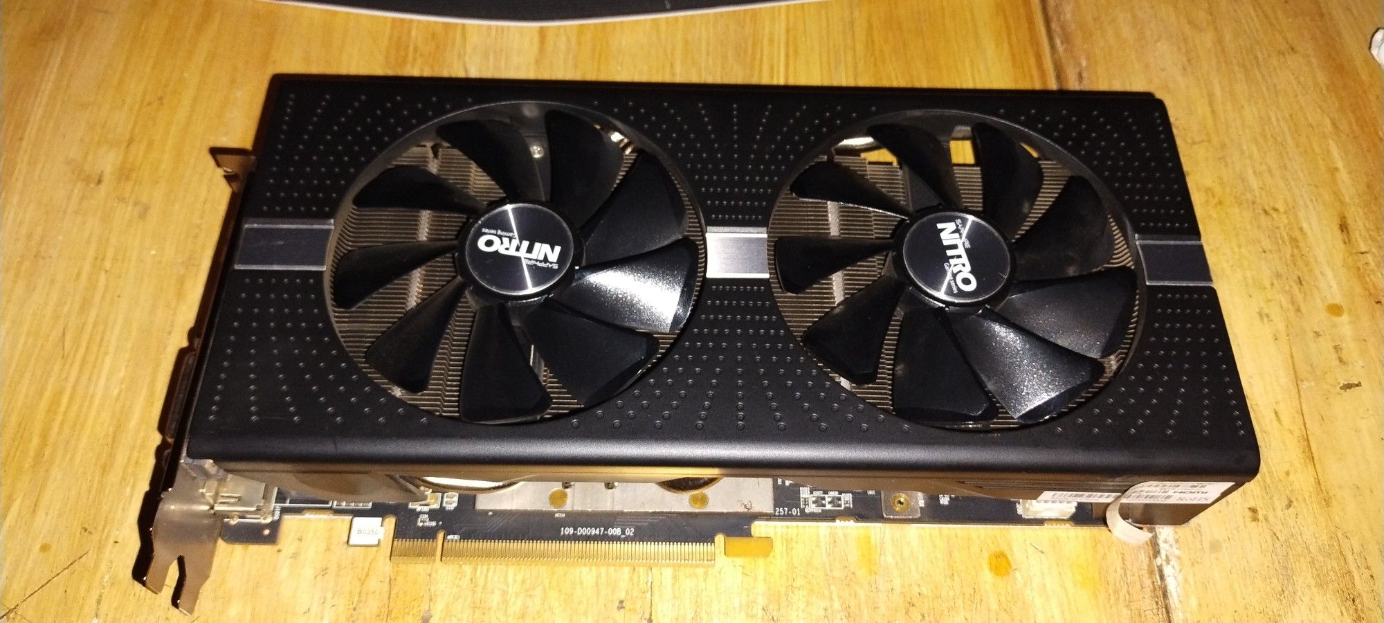Sapphire Nito+ RX 580 8 GB (gently used)
