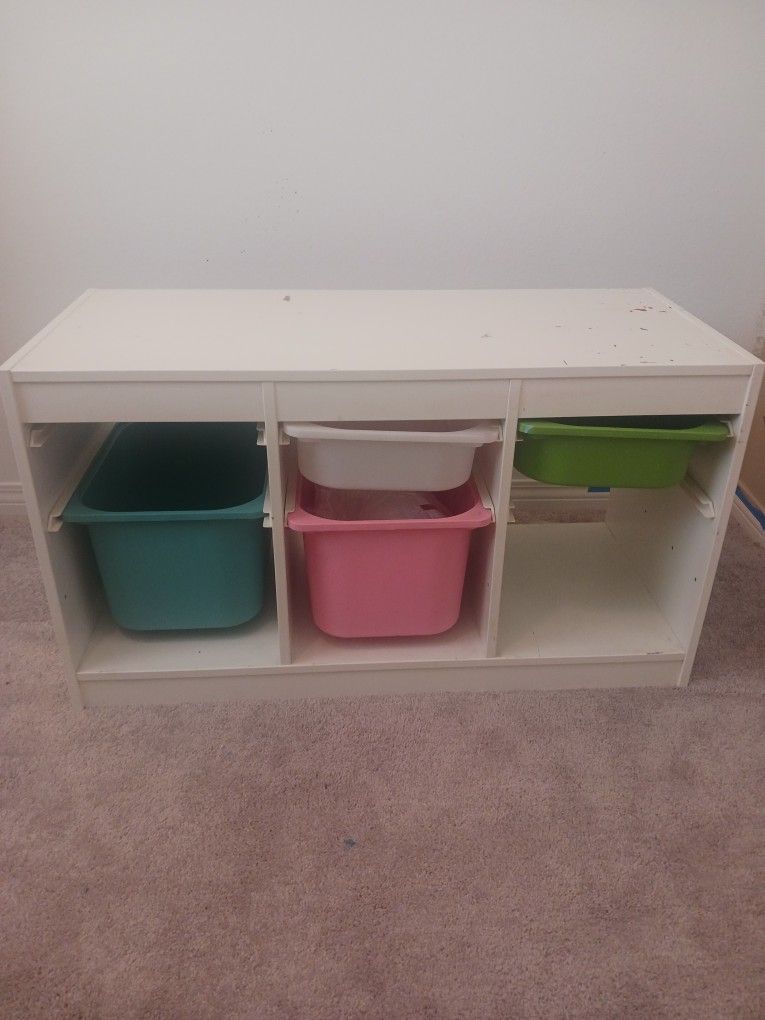 Ikea Kalax Shelf Unit with Racks